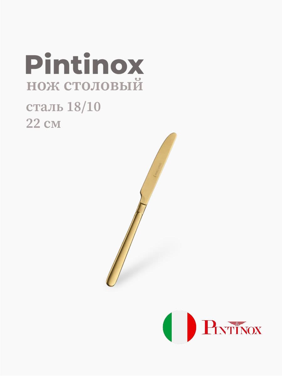 Нож столовый, Pintinox, Casali, 22 см, сталь 18/10, Италия