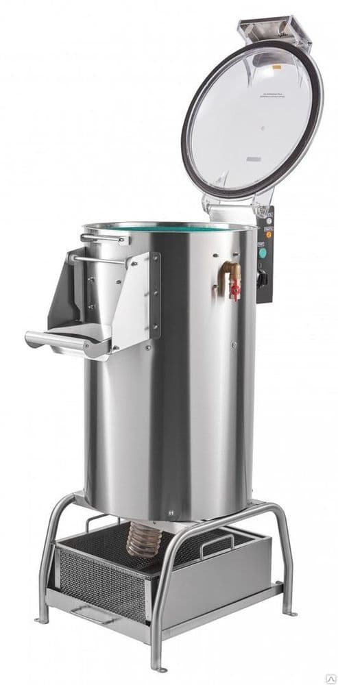 Чувашторгтехника (Россия) Картофелечистка МКК-150-01 с подставкой и мезгасборником ЧТТ