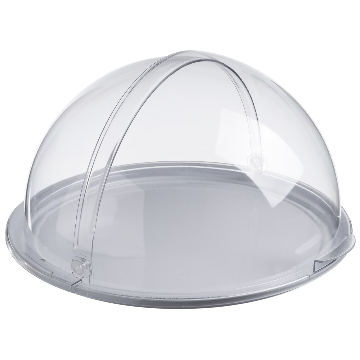 GASTROPLAST (Турция) Поднос сервировочный d=38,5 см. поликарбонат, белый, с крышкой Roll-Top GP /1/