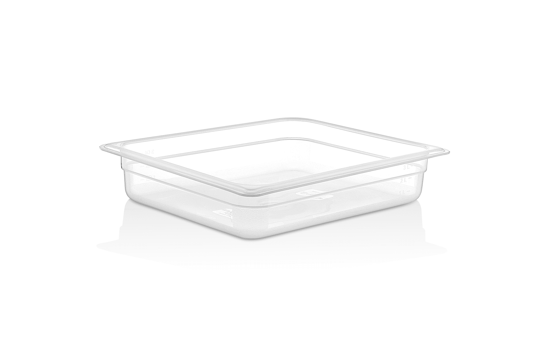 GASTROPLAST (Турция) Гастроемкость 1/2 h=100 мм. 325*265 мм. 6 л. поликарб. прозрачная GP /1/12/