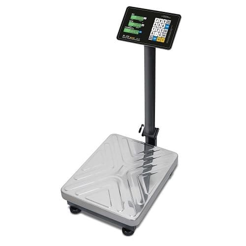Корея Весы  напольные до 150 кг. III класс точности (дискрет. 50 гр.), платформа 520*420 мм. с расч. стоимости, LCD дисплей /1/