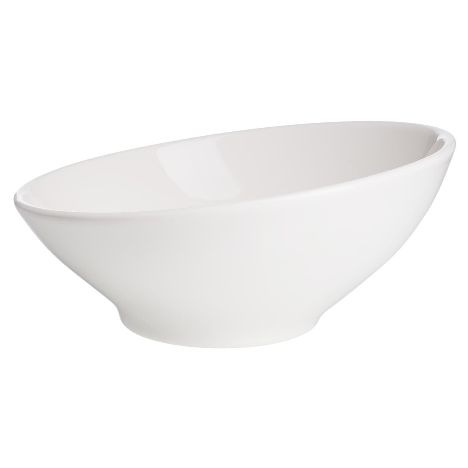 Bonna (Турция) Салатник d=160 мм. 350 мл. h=55/75 мм.(тарелка подст.68287)скошенный край Белый,форма Ванто Bonna /1/12/552/
