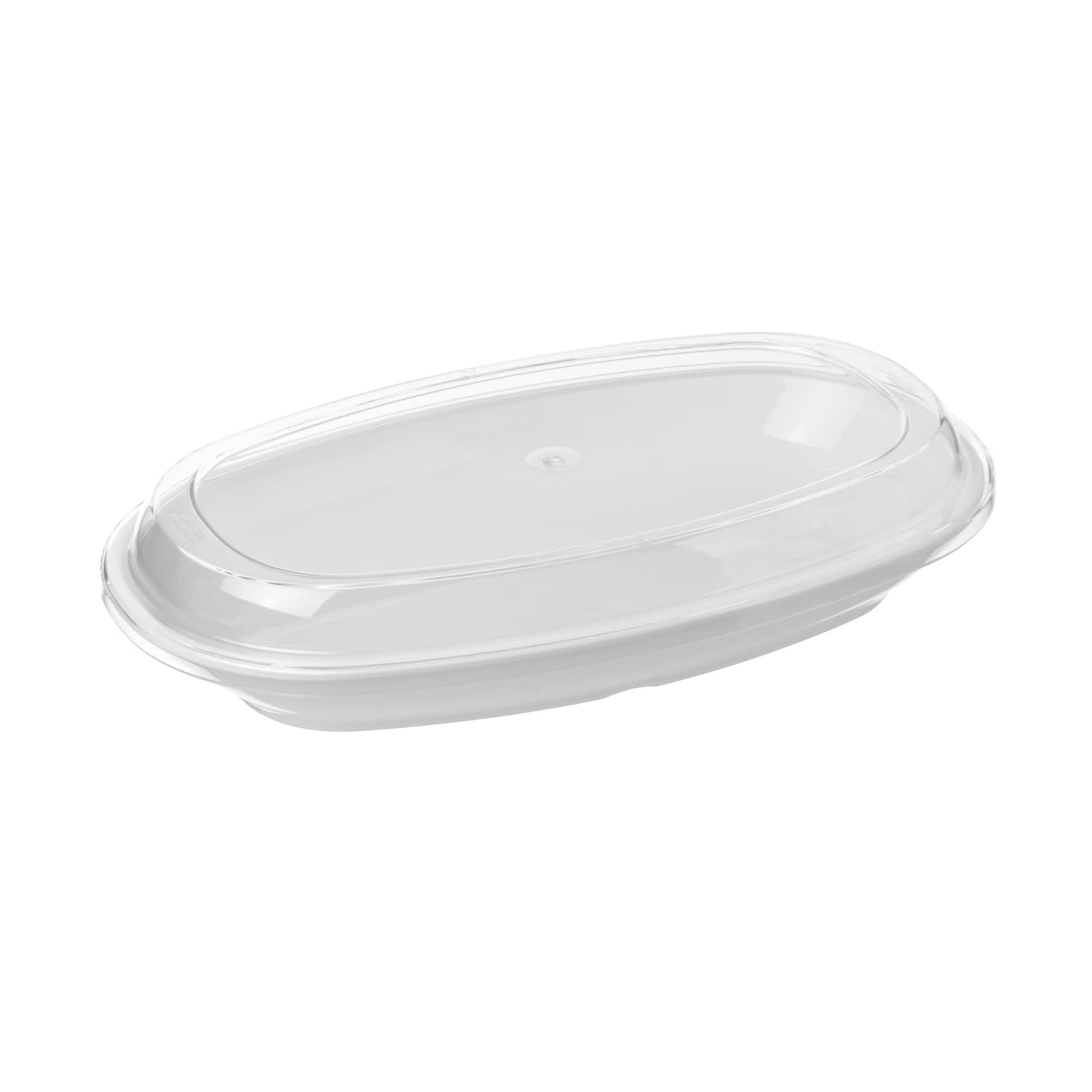 GASTROPLAST (Турция) Блюдо овальное 290*170 мм. с крышкой, поликарбонат, штабелир. GP /1/48/