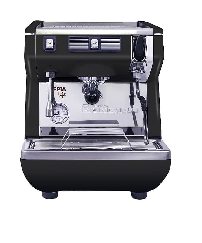 Nuova Simonelli (Италия) Кофемашина рожковая, полуавтоматическая 5 л., черная NUOVA SIMONELLI APPIA LIFE 1GR S 220V