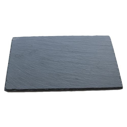 MGprof Блюдо для подачи прямоуг. 30*20 см. h=0,8 см. черное, сланец MGprof /1/