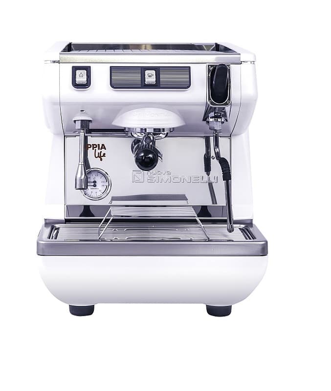 Nuova Simonelli (Италия) Кофемашина рожковая, полуавтоматическая 5 л., белая NUOVA SIMONELLI APPIA LIFE 1GR S 220V