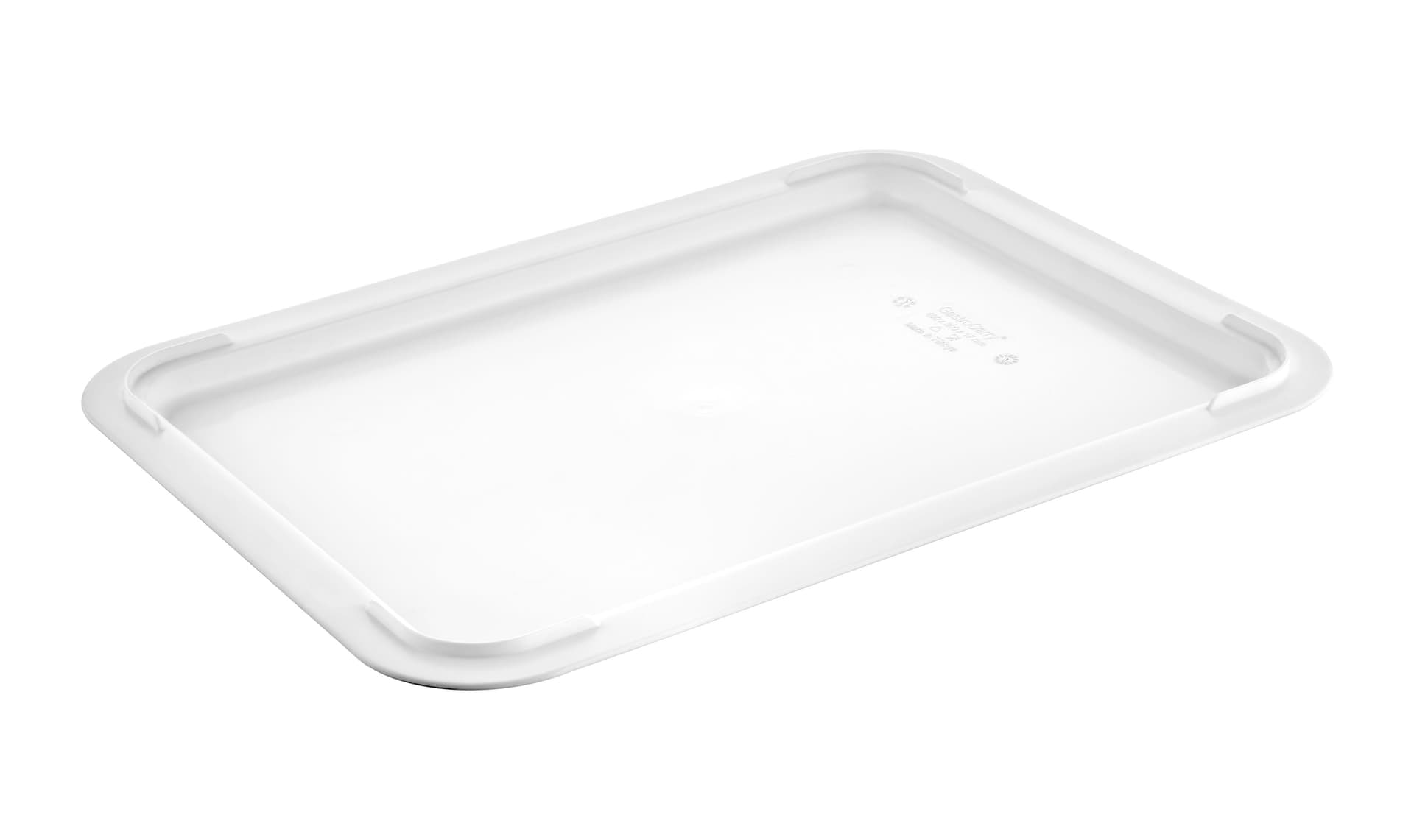 GASTROPLAST (Турция) Крышка для контейнера для теста 300*400*25 мм., (-40/+70℃) морозостойкая, белая, п/п GP /1/24/