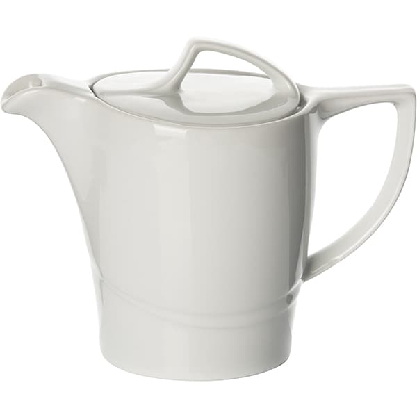 Lilien Austria Кофейник «Атлантис» с крышкой;фарфор;300мл;D=85,H=125,L=160,B=85мм;белый