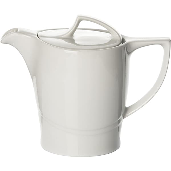 Lilien Austria Кофейник «Атлантис» с крышкой;фарфор;0,6л;D=10,H=15,L=19,B=10,5см;белый