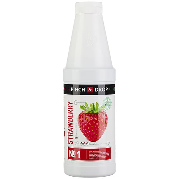 Pinch&Drop Топпинг «Клубника» Pinch&Drop 1 кг уцененный;пластик;D=8,H=26см