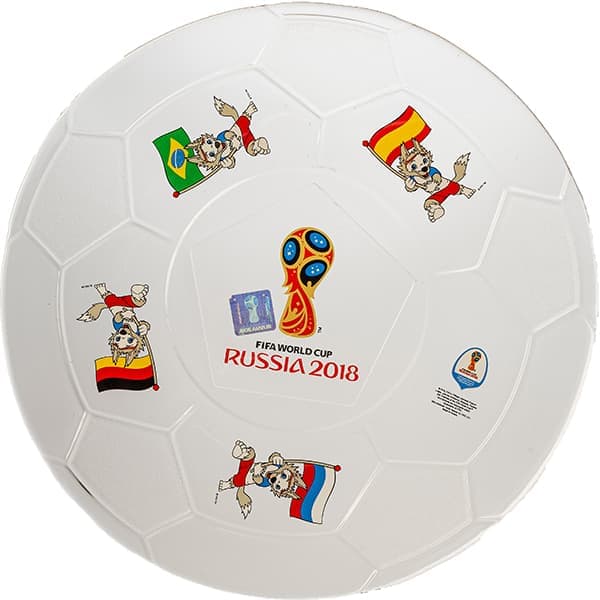 Arcoroc Блюдо для пиццы «Фут Пати ЧМ» Фифа/Fifa Russia 2018;стекло;D=31см;прозр.