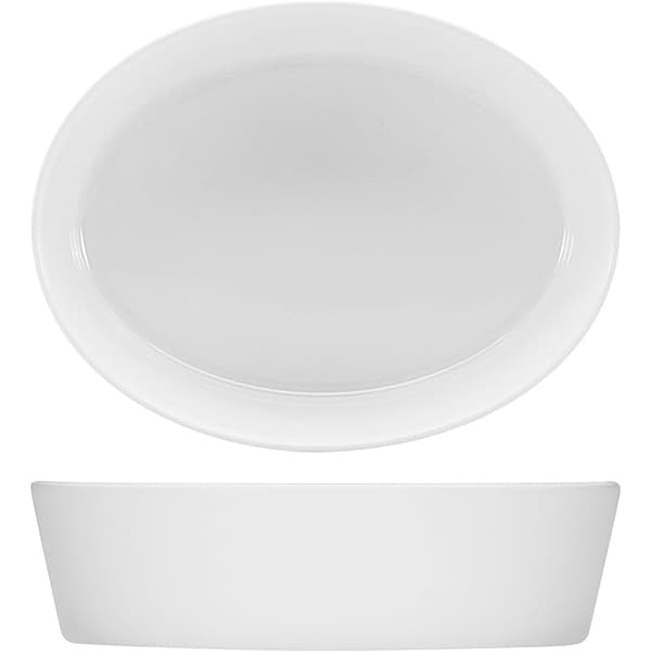 Bauscher Салатник «Пьюрити»;эко-кост. фарф.;0,5л;,L=16,3,B=12,3см;белый