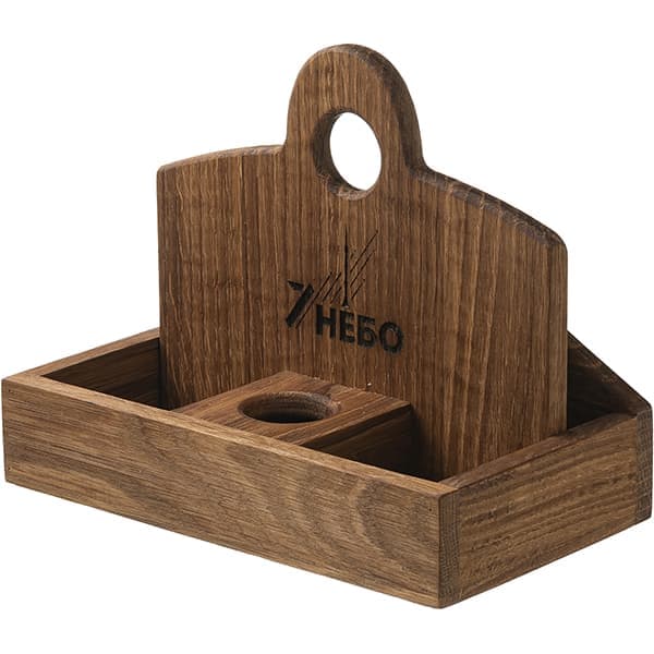 PPwood Салфетница «7 небо»;дуб;,L=17,B=11см;коричнев.