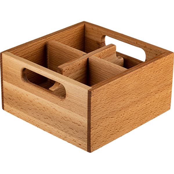 PPwood Подставка для мельниц для специй;бук;,H=10,L=17,B=17см;св. дерево