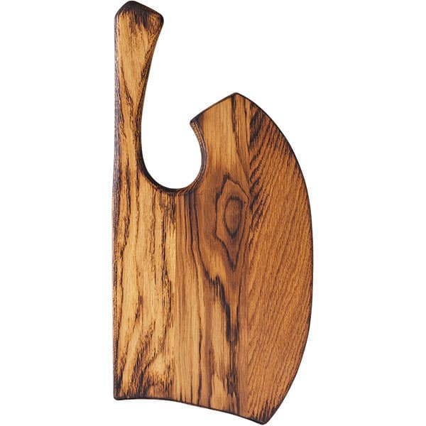 PPwood Доска для подачи «Топор» с ручкой 20см;дуб;,H=25,L=215,B=200мм