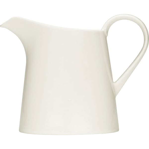 Bauscher Молочник «Пьюрити»;эко-кост. фарф.;300мл;D=60,H=117,L=152мм;белый