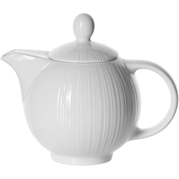 Steelite Чайник заварочный «Спайро»;фарфор;340мл;D=46,H=45,L=160,B=105мм;белый