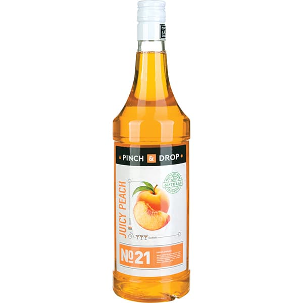 Pinch&Drop Сироп «Персик» Pinch&Drop;стекло;1л;D=85,H=330мм