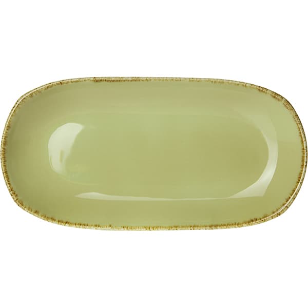Steelite Блюдо «Террамеса Вит» овальное;фарфор;,H=20,L=255,B=130мм;бежев.