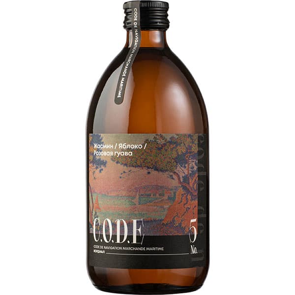 C.O.D.E Кордиал «Жасмин / Яблоко / Розовая Гуава» C.O.D.E уцененный;стекло;0,5л;D=7,H=18см