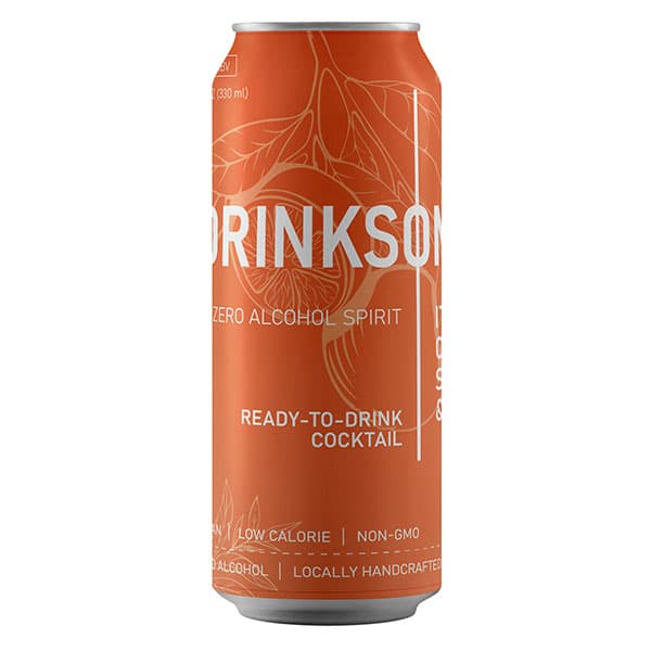 Drinksome Напиток безалкогольный «Апероль и Тоник» уцененный;жесть белая;330мл;D=58,H=154,4мм;оранжев.
