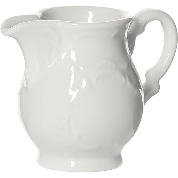 Bauscher Молочник «Штутгарт»;фарфор;50мл;D=32,H=50,L=75мм;белый