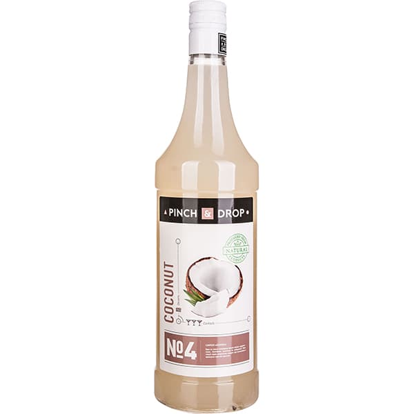 Pinch&Drop Сироп «Кокос» Pinch&Drop;стекло;1л;D=85,H=330мм;белый