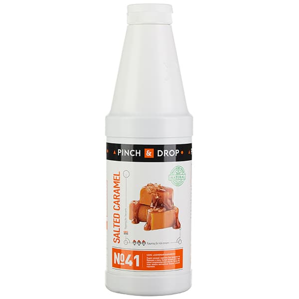 Pinch&Drop Топпинг «Соленая карамель» Pinch&Drop 1 кг уцененный;пластик;D=8,H=26см
