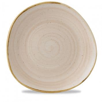 Тарелка мелкая "Волна" d28,6см, без борта, Stonecast, цвет    Nutmeg Cream