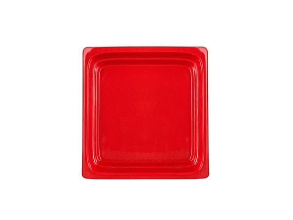 Гастроемкость 26,5x32,5 см h 7 см, цвет красный