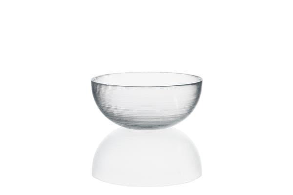 Салатник d 15 см h 6,5 см, стекло, прозрачный, Circle