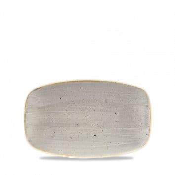Блюдо прямоугольное 20х12,1см, без борта, Stonecast, цвет  Peppercorn Grey
