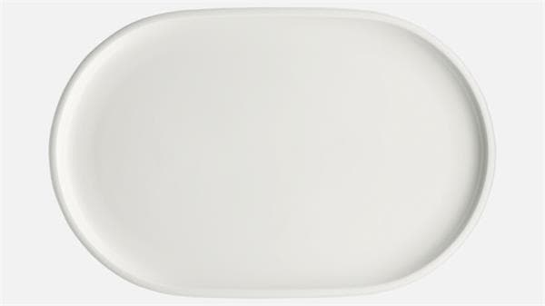 Блюдо овальное 23,2x16,1 см, h 2 см, Shiro