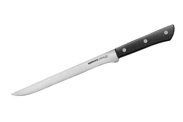 SHR-0048B/K Нож кухонный "Samura HARAKIRI" филейный 218 мм, корроз.-стойкая сталь, ABS пластик