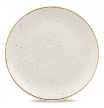 Тарелка мелкая 32,4см, без борта, Stonecast, цвет  Barley White