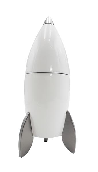 Мельница для специй "Ракета" h 21 см, бук лакированный, цвет белый, ROCKET