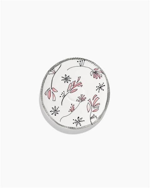 Блюдце для суповой чашки 18 см Fiore Rosa Midnight Flowers