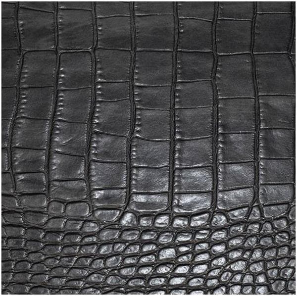 Салфетка подстановочная (коастер) квадратная 10x10 см, перераб. кожа, декор black, Gator