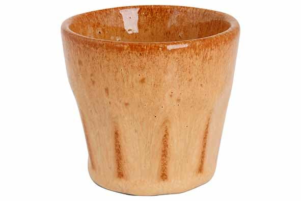 Чашка кофейная без ручки 90 мл, d 6,6 см h 6,1 см, Bistro Mustard Yellow