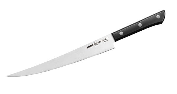 SHR-0048BF/K Нож кухонный "Samura HARAKIRI" филейный Fisherman 224 мм, кор.-стойк. сталь,ABS пластик