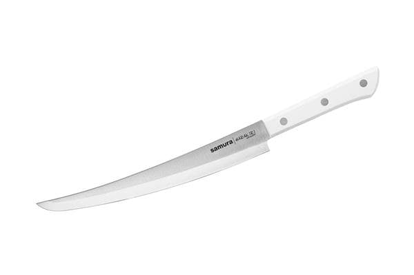 SHR-0046WT/K Нож кухонный "Samura HARAKIRI" слайсер Tanto 230 мм, корроз.-стойкая сталь, ABS пластик