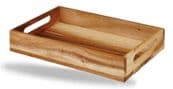 Поднос деревянный "Ящик" 38х24см h4,8см Buffetscape Wood