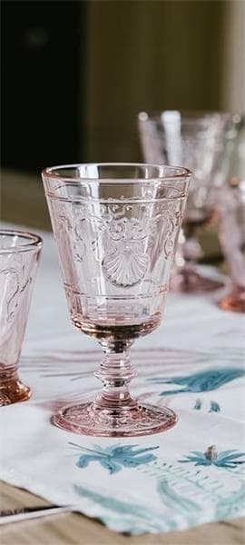 Бокал для вина 250 мл, h 15,1 см, d 8,7 см, цвет розовый VERSAILLES ROSE