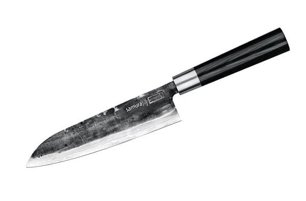 SP5-0095/K Нож кухонный "Samura SUPER 5" Сантоку 182 мм, VG-10 5 слоев, микарта