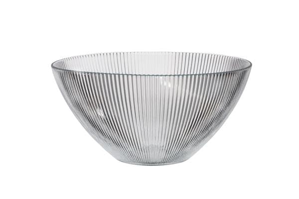 Салатник d 30 см h 14,5 см, стекло, прозрачный, Aria