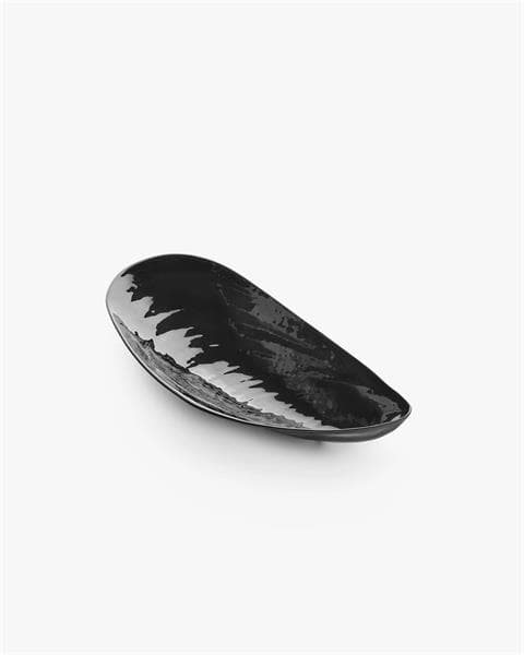 Салатник 30,5x14 см h 5,5 см, цвет чёрный, Les Objets Mouleversants