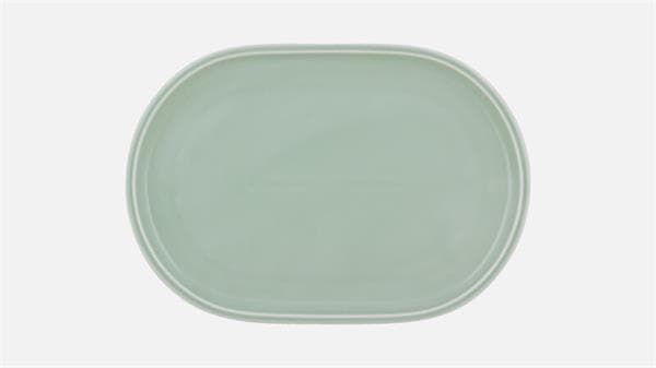 Блюдо овальное 23,2x16,1 см, h 2 см, FROST, Shiro Glaze
