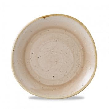 Тарелка мелкая "Волна" d21 см, без борта, Stonecast, цвет Nutmeg Cream