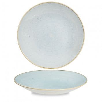 Тарелка глубокая 28,1см h3,7см, без борта, Stonecast, цвет Duck Egg Blue
