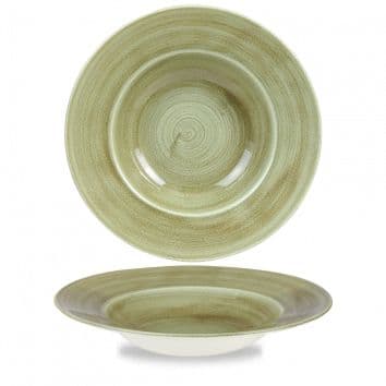 Тарелка для пасты 28см 0,47л, с широким бортом, цвет Patina Burnished Green